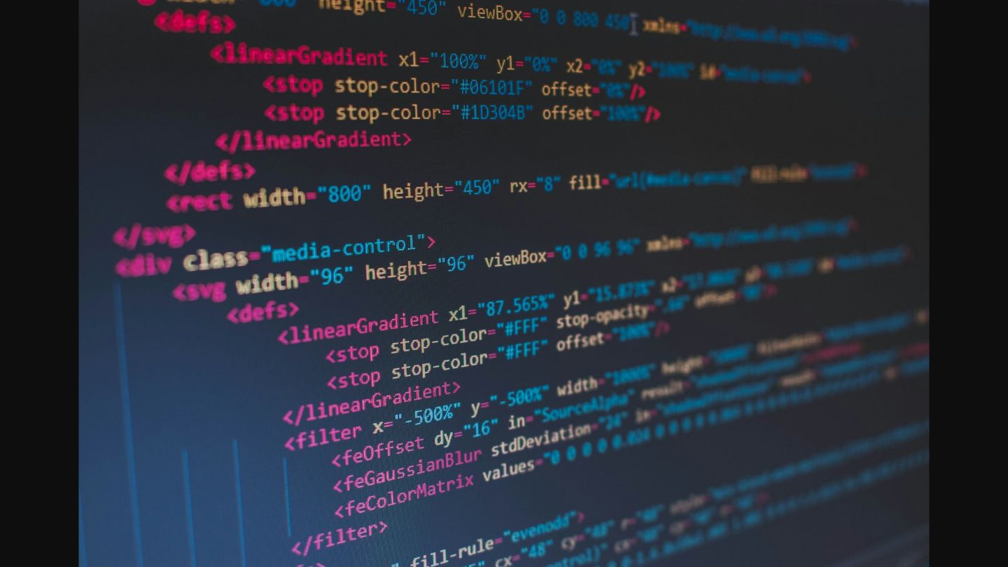 HTML code lines - web development